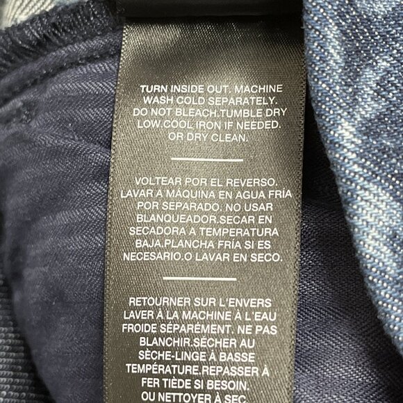 7 For All Mankind Jeans 24 Indigo Fairytale‎ Floral High Rise Skinny Bootcut - Picture 12 of 16